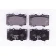 Jeu de 4 plaquettes de frein avant HELLA 8DB 355 009-371 - Visuel 1