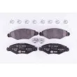 Jeu de 4 plaquettes de frein avant HELLA 8DB 355 009-411 - Visuel 1