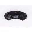 Jeu de 4 plaquettes de frein avant HELLA 8DB 355 009-461 - Visuel 3