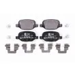 Jeu de 4 plaquettes de frein arrière HELLA 8DB 355 009-551 - Visuel 1