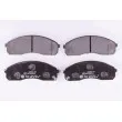 Jeu de 4 plaquettes de frein avant HELLA 8DB 355 009-601 - Visuel 1