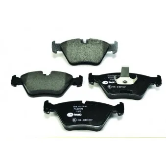 Jeu de 4 plaquettes de frein avant HELLA 8DB 355 009-651