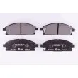 Jeu de 4 plaquettes de frein avant HELLA 8DB 355 009-661 - Visuel 1