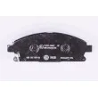 Jeu de 4 plaquettes de frein avant HELLA 8DB 355 009-661 - Visuel 2