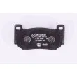 Jeu de 4 plaquettes de frein avant HELLA 8DB 355 009-721 - Visuel 3