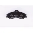 Jeu de 4 plaquettes de frein avant HELLA 8DB 355 009-751 - Visuel 3