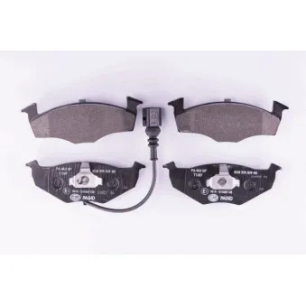 Jeu de 4 plaquettes de frein avant HELLA 8DB 355 009-801