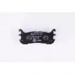 Jeu de 4 plaquettes de frein arrière HELLA 8DB 355 009-911 - Visuel 3