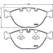 Jeu de 4 plaquettes de frein avant HELLA 8DB 355 009-921 - Visuel 2