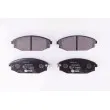 Jeu de 4 plaquettes de frein avant HELLA 8DB 355 009-961 - Visuel 1