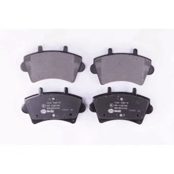 Jeu de 4 plaquettes de frein avant HELLA 8DB 355 010-021