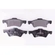 Jeu de 4 plaquettes de frein avant HELLA 8DB 355 010-061 - Visuel 1