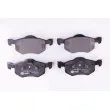 Jeu de 4 plaquettes de frein avant HELLA 8DB 355 010-141 - Visuel 1