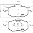 Jeu de 4 plaquettes de frein avant HELLA 8DB 355 010-141 - Visuel 2