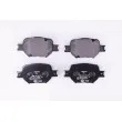 Jeu de 4 plaquettes de frein avant HELLA 8DB 355 010-201 - Visuel 1