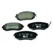 Jeu de 4 plaquettes de frein avant HELLA 8DB 355 010-211 - Visuel 1