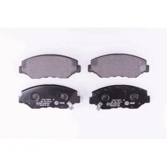 Jeu de 4 plaquettes de frein avant HELLA 8DB 355 010-231