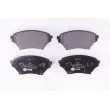 Jeu de 4 plaquettes de frein avant HELLA 8DB 355 010-261 - Visuel 1
