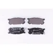 Jeu de 4 plaquettes de frein arrière HELLA 8DB 355 010-271 - Visuel 1
