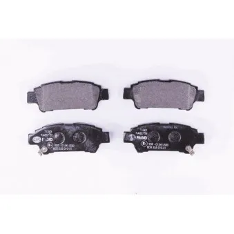 Jeu de 4 plaquettes de frein arrière HELLA 8DB 355 010-311