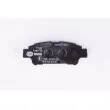 Jeu de 4 plaquettes de frein arrière HELLA 8DB 355 010-311 - Visuel 3