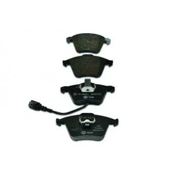 Jeu de 4 plaquettes de frein avant HELLA 8DB 355 010-351