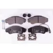 Jeu de 4 plaquettes de frein avant HELLA 8DB 355 010-401 - Visuel 1