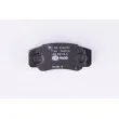 Jeu de 4 plaquettes de frein arrière HELLA 8DB 355 010-411 - Visuel 3