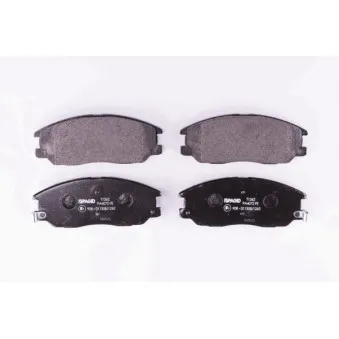 Jeu de 4 plaquettes de frein avant HELLA 8DB 355 010-451