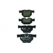 Jeu de 4 plaquettes de frein arrière HELLA 8DB 355 010-471 - Visuel 1