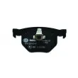 Jeu de 4 plaquettes de frein arrière HELLA 8DB 355 010-471 - Visuel 3