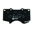 Jeu de 4 plaquettes de frein avant HELLA 8DB 355 010-491 - Visuel 3