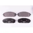 Jeu de 4 plaquettes de frein avant HELLA 8DB 355 010-511 - Visuel 1