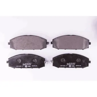 Jeu de 4 plaquettes de frein avant HELLA 8DB 355 010-511