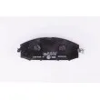 Jeu de 4 plaquettes de frein avant HELLA 8DB 355 010-511 - Visuel 3