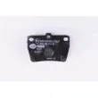 Jeu de 4 plaquettes de frein arrière HELLA 8DB 355 010-521 - Visuel 3