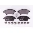 Jeu de 4 plaquettes de frein avant HELLA 8DB 355 010-541 - Visuel 1