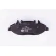 Jeu de 4 plaquettes de frein avant HELLA 8DB 355 010-651 - Visuel 3