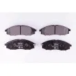 Jeu de 4 plaquettes de frein avant HELLA 8DB 355 010-671 - Visuel 1