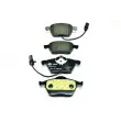 Jeu de 4 plaquettes de frein avant HELLA 8DB 355 010-731 - Visuel 1