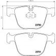Jeu de 4 plaquettes de frein arrière HELLA 8DB 355 010-751 - Visuel 2