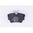Jeu de 4 plaquettes de frein arrière HELLA 8DB 355 010-761 - Visuel 3