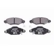 Jeu de 4 plaquettes de frein avant HELLA 8DB 355 010-791 - Visuel 1