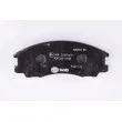 Jeu de 4 plaquettes de frein avant HELLA 8DB 355 010-821 - Visuel 3