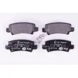 Jeu de 4 plaquettes de frein arrière HELLA 8DB 355 010-841 - Visuel 1