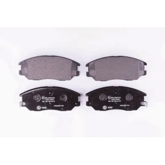 Jeu de 4 plaquettes de frein avant HELLA 8DB 355 010-861