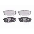 Jeu de 4 plaquettes de frein arrière HELLA 8DB 355 010-871 - Visuel 1