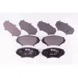Jeu de 4 plaquettes de frein avant HELLA 8DB 355 010-881 - Visuel 1