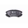 Jeu de 4 plaquettes de frein avant HELLA 8DB 355 010-991 - Visuel 3