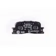 Jeu de 4 plaquettes de frein arrière HELLA 8DB 355 011-001 - Visuel 3